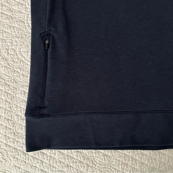 Prana Men's Navy Altitude Tracker Crew Sweatshirt Pullover Large - Picture 8 of 11